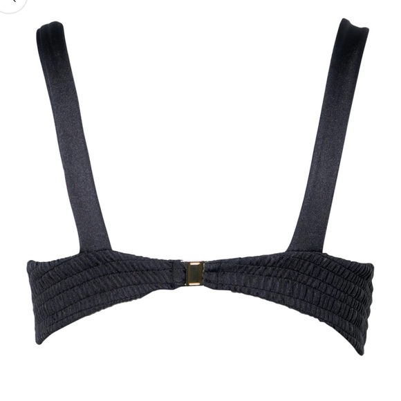 Lahana Swim Narlu Top in Metallic Grey - Picture 2 of 2